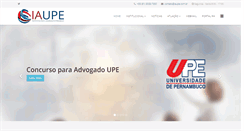 Desktop Screenshot of iaupe.com.br